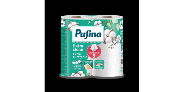 KU Pufina Extra Clean, 3vr., 2x50út., 10,5m                                                                                                                                                                                                               